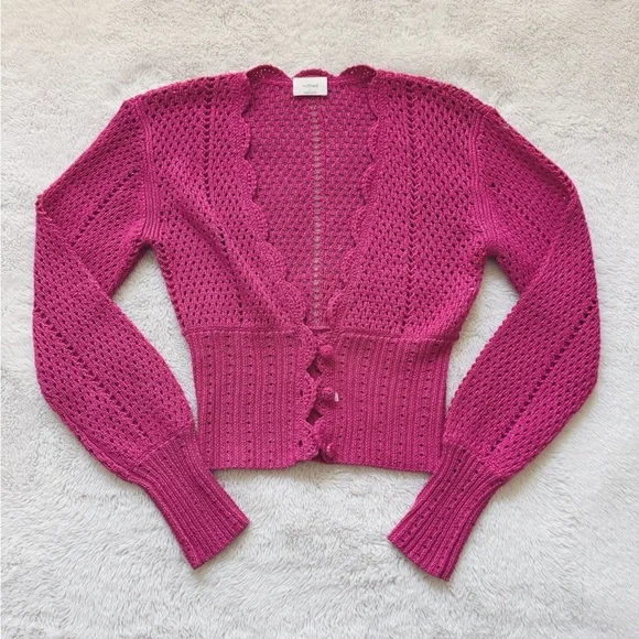 Aritzia Sweaters Aritzia Wilfred Crochet Cardigan Poshmark